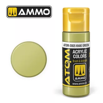   AMMO by MIG Jimenez - ATOM COLOR Khaki Green akril festék 20 mL