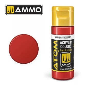   AMMO by MIG Jimenez - ATOM COLOR Blood Red akril festék 20 mL
