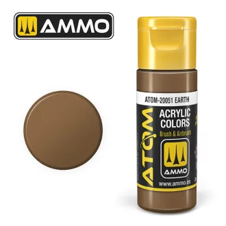 AMMO by MIG Jimenez - ATOM COLOR Earth akril festék 20 mL