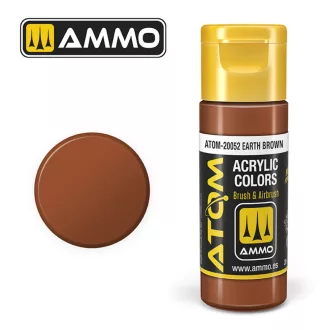   AMMO by MIG Jimenez - ATOM COLOR Earth Brown akril festék 20 mL