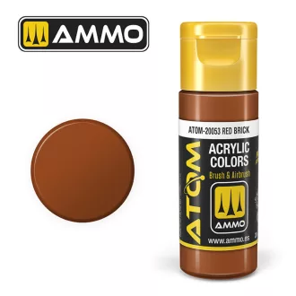   AMMO by MIG Jimenez - ATOM COLOR Red Brick akril festék 20 mL