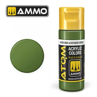   AMMO by MIG Jimenez - ATOM COLOR IJN Mitsubishi Green akril festék 20 mL
