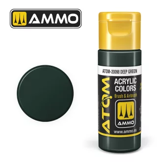   AMMO by MIG Jimenez - ATOM COLOR Deep Green akril festék 20 mL