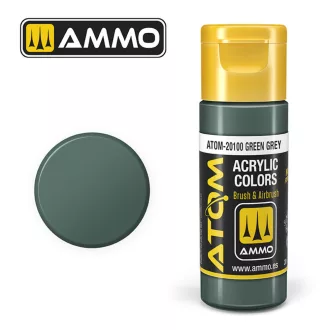   AMMO by MIG Jimenez - ATOM COLOR Green Grey akril festék 20 mL