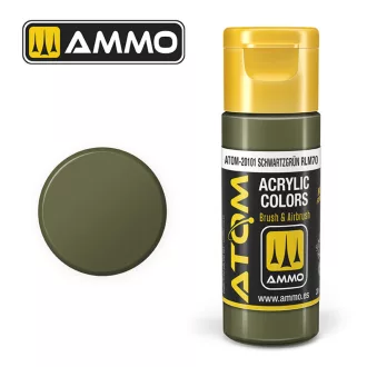   AMMO by MIG Jimenez - ATOM COLOR Schwartzgrün RLM70 akril festék 20 mL