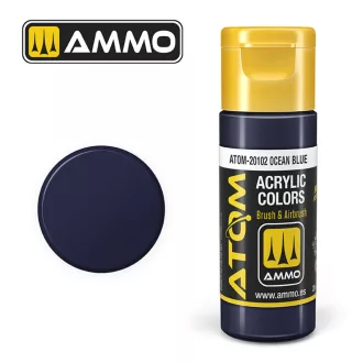   AMMO by MIG Jimenez - ATOM COLOR Ocean Blue akril festék 20 mL