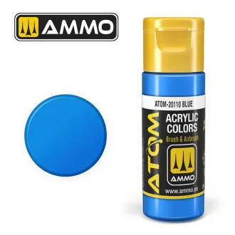 AMMO by MIG Jimenez - ATOM COLOR Blue akril festék 20 mL