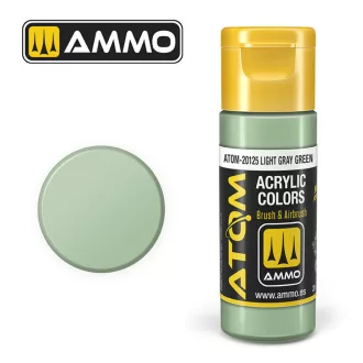   AMMO by MIG Jimenez - ATOM COLOR Light Gray Green akril festék 20 mL