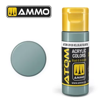   AMMO by MIG Jimenez - ATOM COLOR Hellblau RLM78 akril festék 20 mL