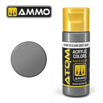   AMMO by MIG Jimenez - ATOM COLOR Dark Ghost Gray akril festék 20 mL