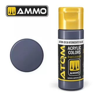   AMMO by MIG Jimenez - ATOM COLOR Intermediate Blue akril festék 20 mL
