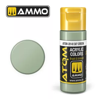   AMMO by MIG Jimenez - ATOM COLOR Sky Green akril festék 20 mL