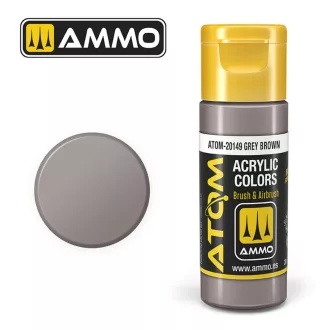   AMMO by MIG Jimenez - ATOM COLOR Grey Brown akril festék 20 mL