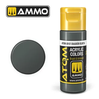   AMMO by MIG Jimenez - ATOM COLOR Graugrün RLM74 akril festék 20 mL