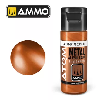   AMMO by MIG Jimenez - ATOM METALLIC Copper akril festék 20 mL