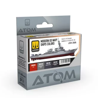   AMMO by MIG Jimenez - ATOM Modern US Navy Ships colors Set festékszett 20 mL / db