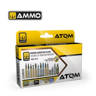  AMMO by MIG Jimenez - ATOM Modern Amunition Colors Set festékszett 20 mL / db