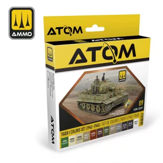   AMMO by MIG Jimenez - ATOM TIGER I COLORS (1942-1945) Set festékszett 20 mL / db