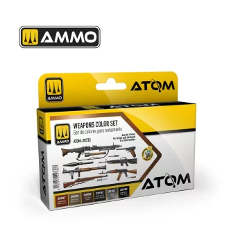   AMMO by MIG Jimenez - ATOM Weapons Color Set festékszett 20 mL / db