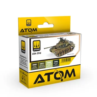   AMMO by MIG Jimenez - ATOM Vietnam War Vehicles Colors Set festékszett 20 mL / db