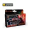 AMMO by MIG Jimenez - ATOM Gravity Set 3 -Red festékszett 20 mL / db