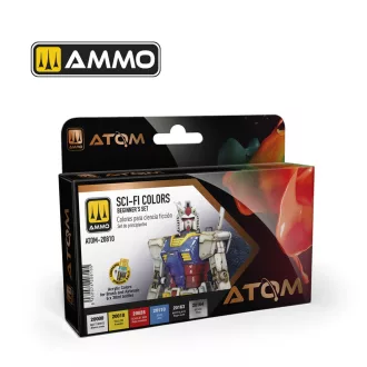   AMMO by MIG Jimenez - ATOM Beginners Set: SCI-FI Colors festékszett 20 mL / db
