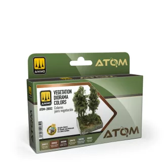   AMMO by MIG Jimenez - ATOM Vegetation Diorama colors Set dioráma effekt 20 mL / db