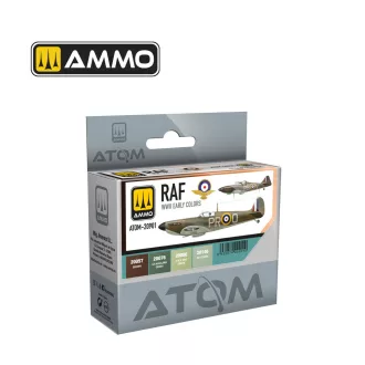   AMMO by MIG Jimenez - ATOM RAF WWII Early Colors Set festékszett 20 mL / db