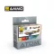 AMMO by MIG Jimenez - ATOM RAF WWII Desert Colors Set festékszett 20 mL / db