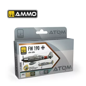   AMMO by MIG Jimenez - ATOM FW 190 Colors Set festékszett 20 mL / db