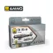 AMMO by MIG Jimenez - ATOM FW 190 Colors Set festékszett 20 mL / db