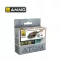 AMMO by MIG Jimenez - ATOM US Army Helicopters Set festékszett 20 mL / db