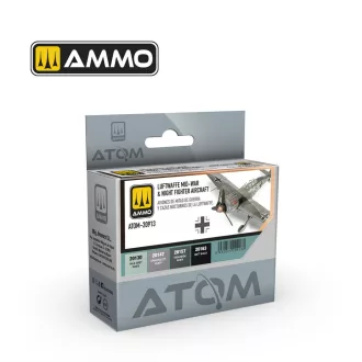   AMMO by MIG Jimenez - ATOM Luftwaffe Mid-War & Night Fighter Aircraft Set festékszett 20 mL / db