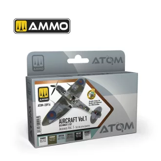   AMMO by MIG Jimenez - ATOM Beginners Set: Aircraft Vol.1 festékszett 20 mL / db
