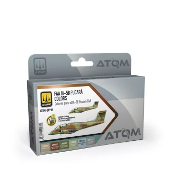   AMMO by MIG Jimenez - ATOM FAA IA-58 Pucará Colors Set festékszett 20 mL / db