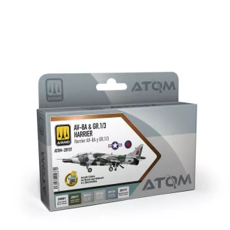   AMMO by MIG Jimenez - ATOM AV-8A & Gr.1/3 Harrier Set festékszett 20 mL / db
