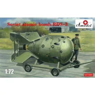 Amodel Soviet atomic bomb RDS-3 repülő makett