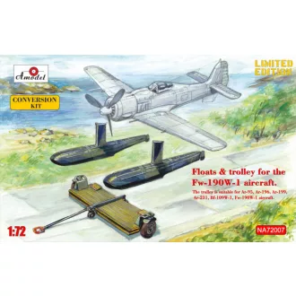   Amodel Floats & trolley for Fw-190W-1 fighter repülő makett