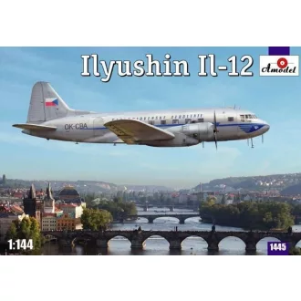 Amodel Ilyushin IL-12 Czech airliner repülő makett