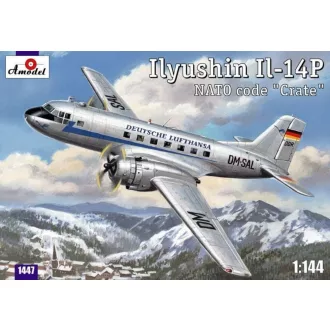   Amodel Ilyushin IL-14P DDR Lufthansa civil airc repülő makett