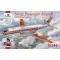 Amodel Tupolev Tu-104 airliner,Aeroflot, kit2 repülő makett
