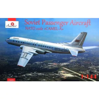   Amodel Tupolev Tu-104 airliner, Aeroflot, kit1 repülő makett