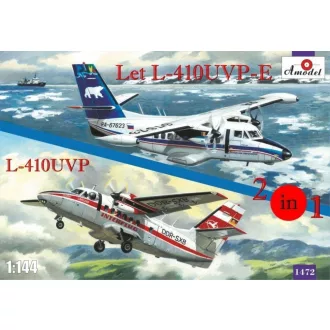   Amodel Let L-410UVP-E & L-410UVP aircraft(2 kit repülő makett