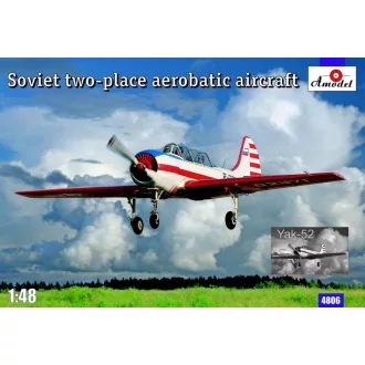   Amodel Yak-52 Soviet two-seat aerobatic airc. repülő makett