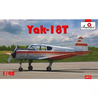 Amodel Yakovlev Yak-18T Red Aeroflot repülő makett