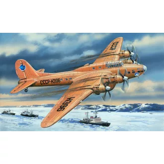 Amodel Pe-8 artic aircraft repülő makett