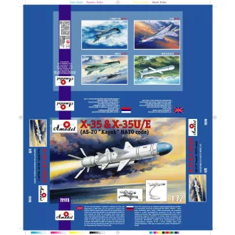   Amodel Kh-35 & Kh-35U/E (AS-20 Kayak) Sov. guid repülő makett