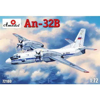 Amodel Antonov An-32B civil aircraft repülő makett
