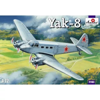   Amodel Yakovlev Yak-8 Soviet passenger aircraft repülő makett