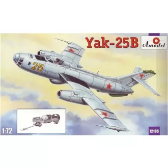 Amodel Yakovlev Yak-25B Soviet bomber repülő makett